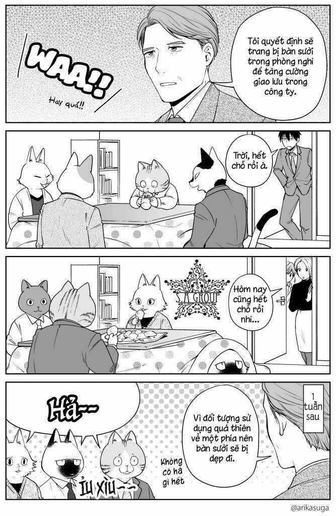 Công Ty Làm Việc Cùng Với Mèo Chapter 2 trang 9