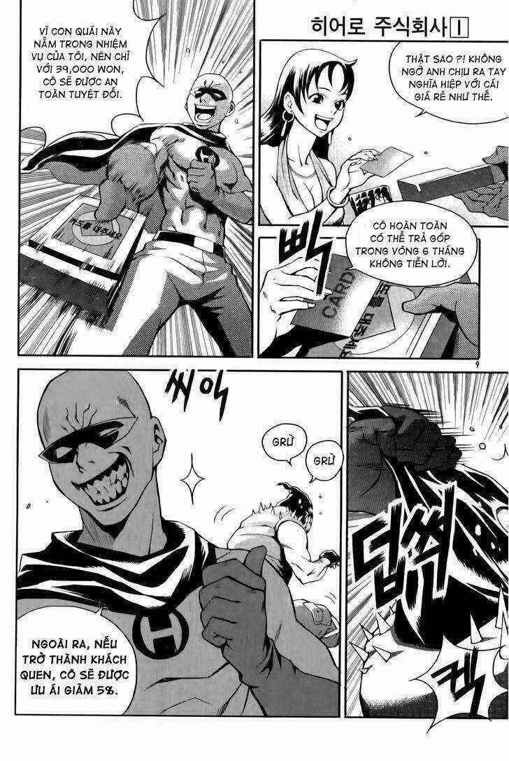 Công Ty Siêu Nhân Chapter 1 trang 8