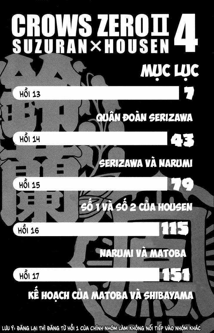 Crows Zero 2 Chapter 13 trang 4