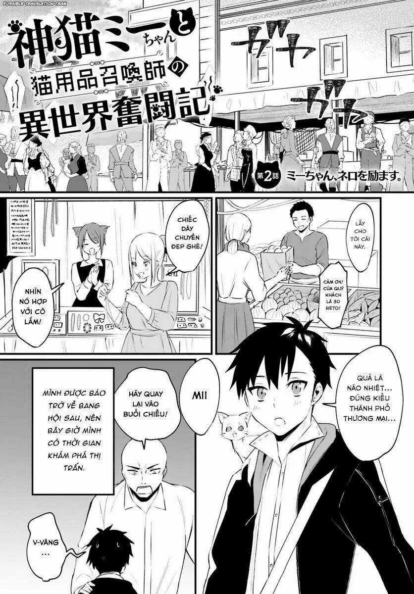 Cùng Mèo Cưng Chiến Khắp Dị Giới Chapter 2 trang 2