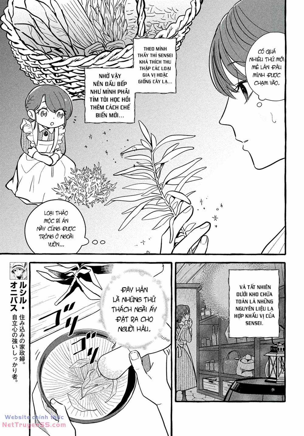 Cuộc Sống Khi Làm Hầu Gái Cho Pháp Sư Hướng Nội. Chapter 3 trang 3