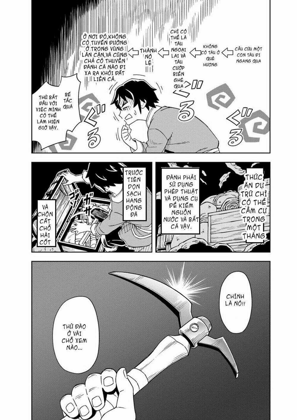 Cuộc Sống Thiên Đường Bắt Đầu Với Vua Hang Động ~ Trở Thành Người Mạnh Nhất Với Kỹ Năng Khai Thác Chapter 1.1 trang 14