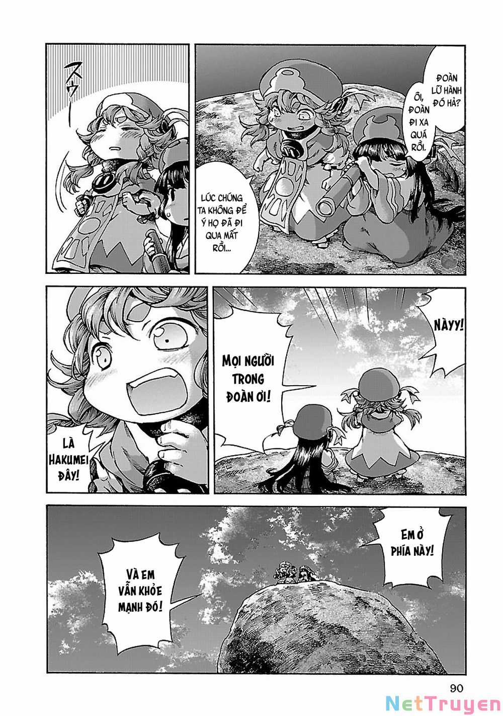 Cuộc Sống Tí Hon Trong Rừng Sâu. Chapter 30.2: Hồi ức của Tóc đỏ - Bình mình trên dây cáp trang 14