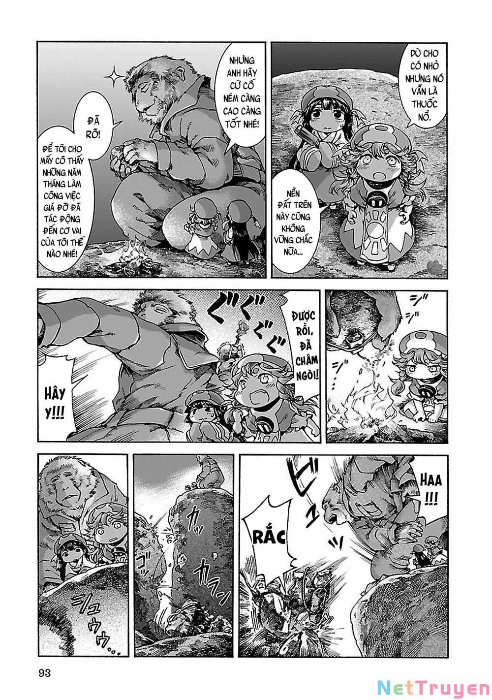 Cuộc Sống Tí Hon Trong Rừng Sâu. Chapter 30.2: Hồi ức của Tóc đỏ - Bình mình trên dây cáp trang 17