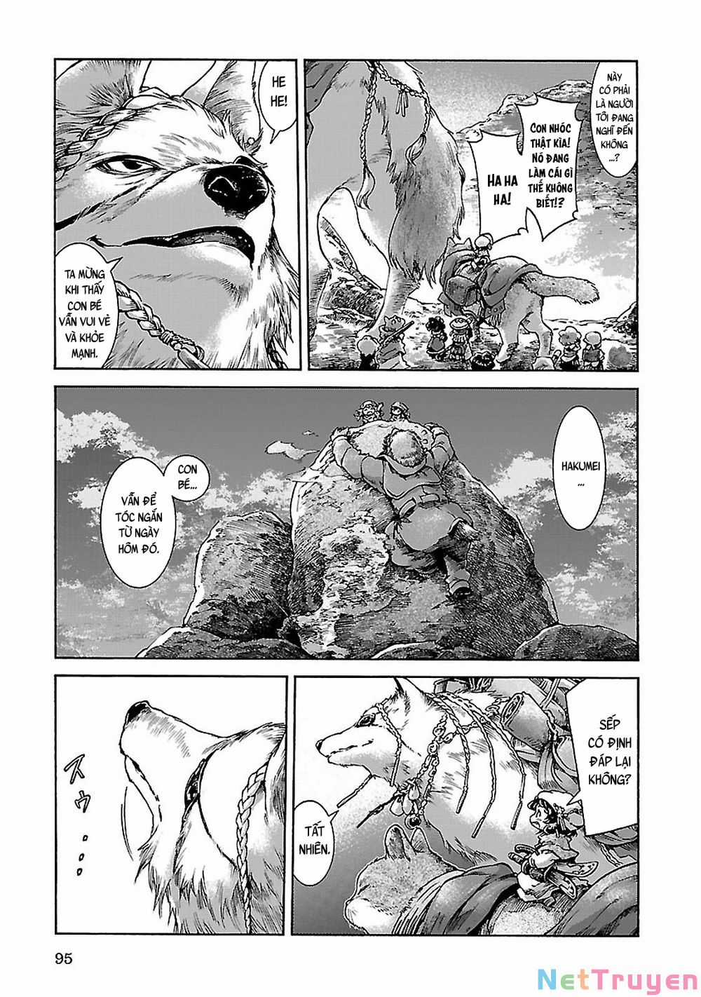 Cuộc Sống Tí Hon Trong Rừng Sâu. Chapter 30.2: Hồi ức của Tóc đỏ - Bình mình trên dây cáp trang 19