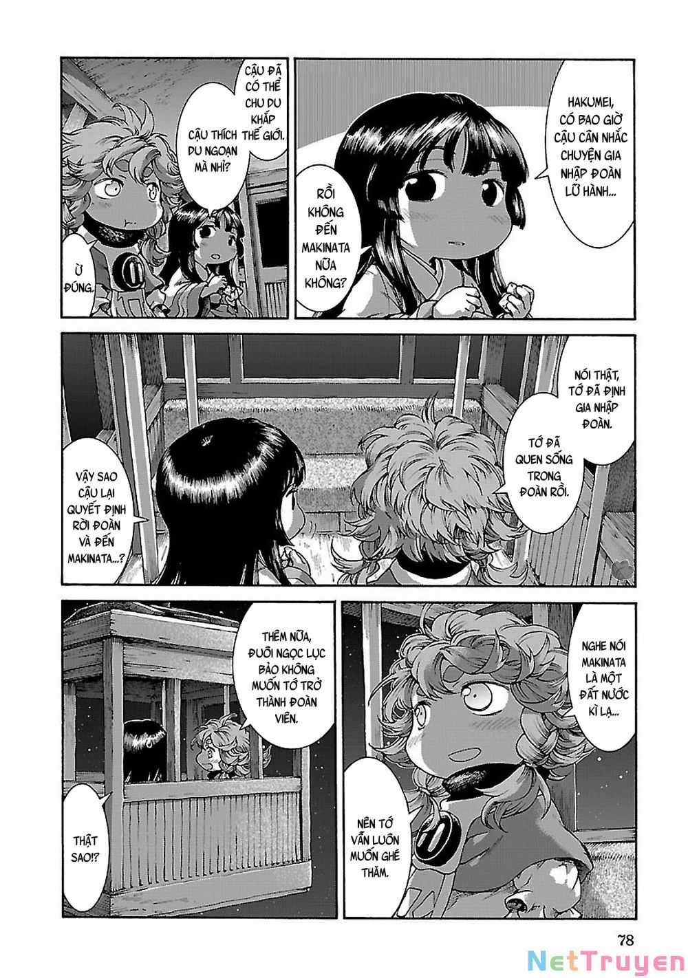 Cuộc Sống Tí Hon Trong Rừng Sâu. Chapter 30.2: Hồi ức của Tóc đỏ - Bình mình trên dây cáp trang 2