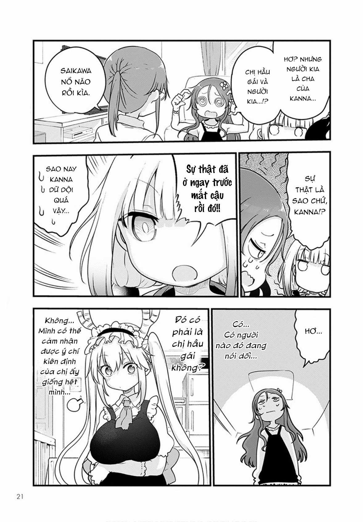 Cuộc Sống Trả Ơn Của Nàng Rồng Tohru! Chapter 102: "Saikawa và Kimun Kamui" trang 7