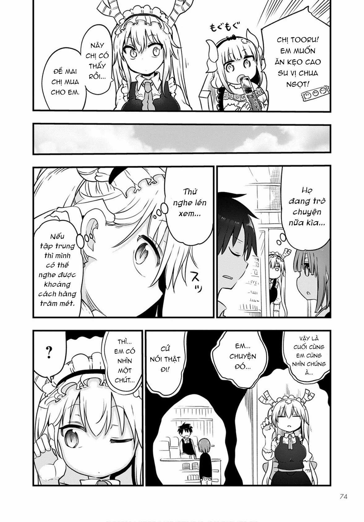 Cuộc Sống Trả Ơn Của Nàng Rồng Tohru! Chapter 104: "Tooru, Take và Shouta" trang 4