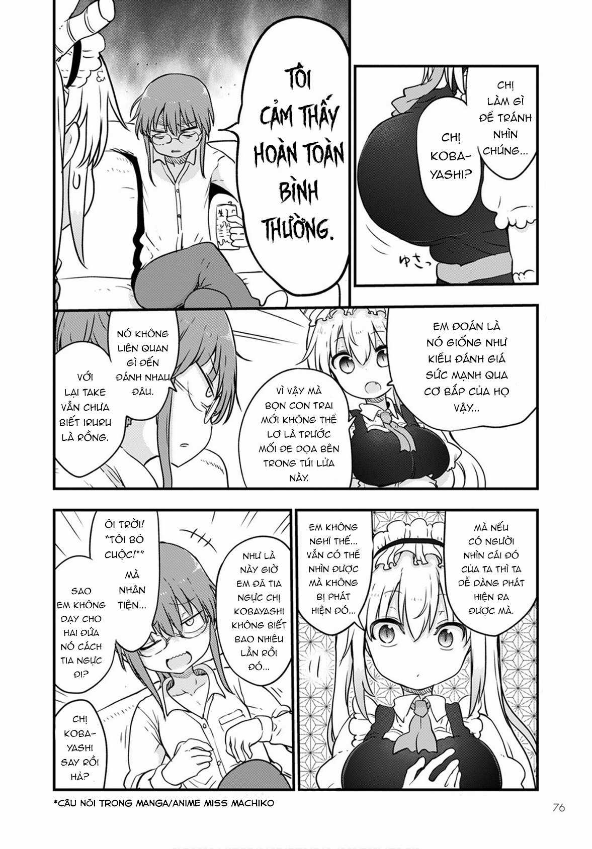 Cuộc Sống Trả Ơn Của Nàng Rồng Tohru! Chapter 104: "Tooru, Take và Shouta" trang 6