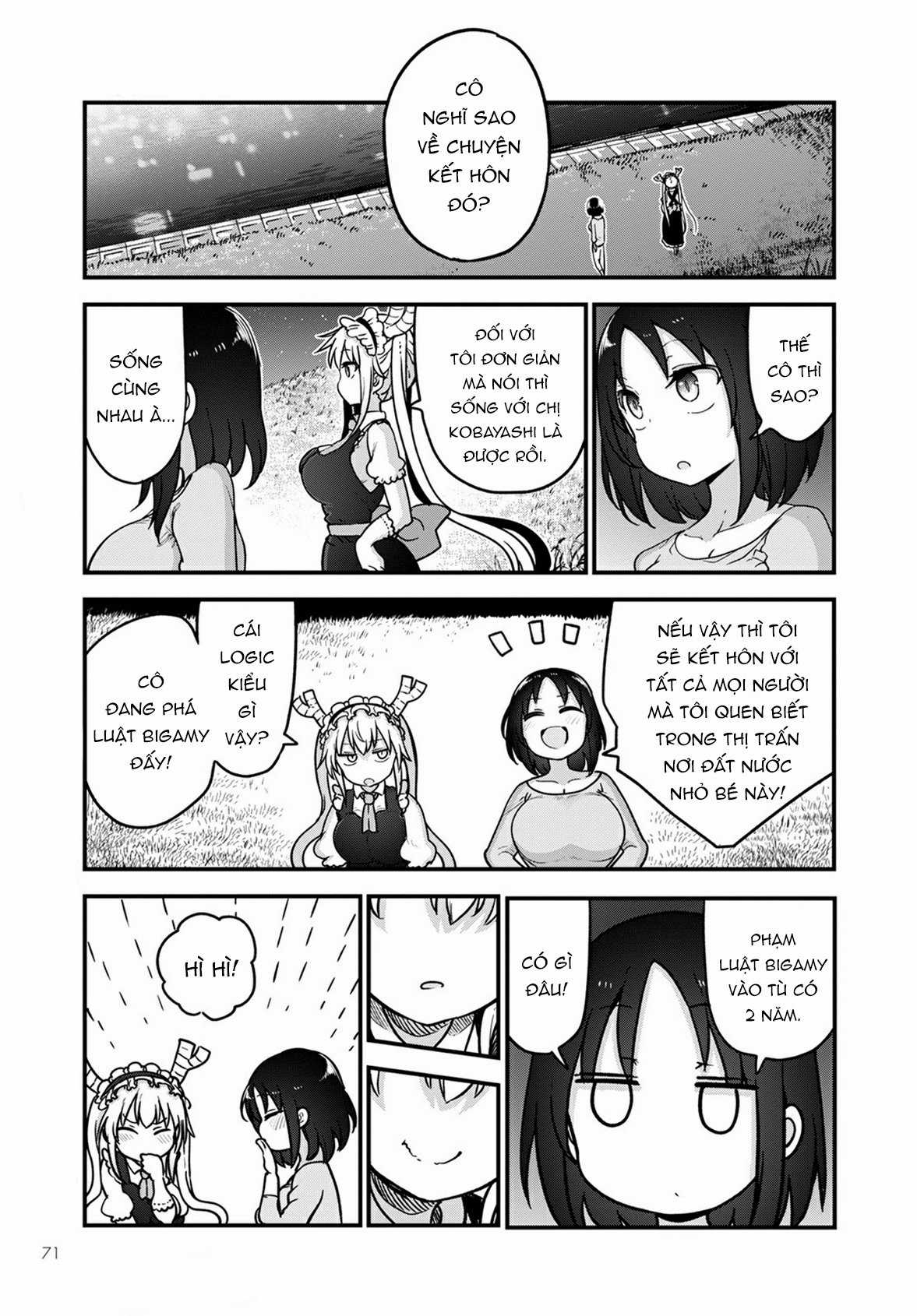 Cuộc Sống Trả Ơn Của Nàng Rồng Tohru! Chapter 107: "Elma và hôn nhân [Phần 2]" trang 11