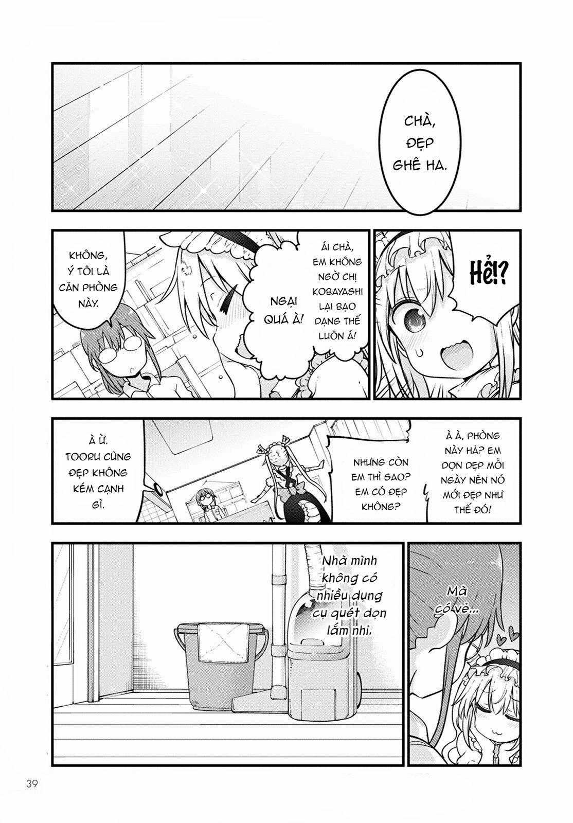 Cuộc Sống Trả Ơn Của Nàng Rồng Tohru! Chapter 115: "Tooru và robot hút bụi" trang 1