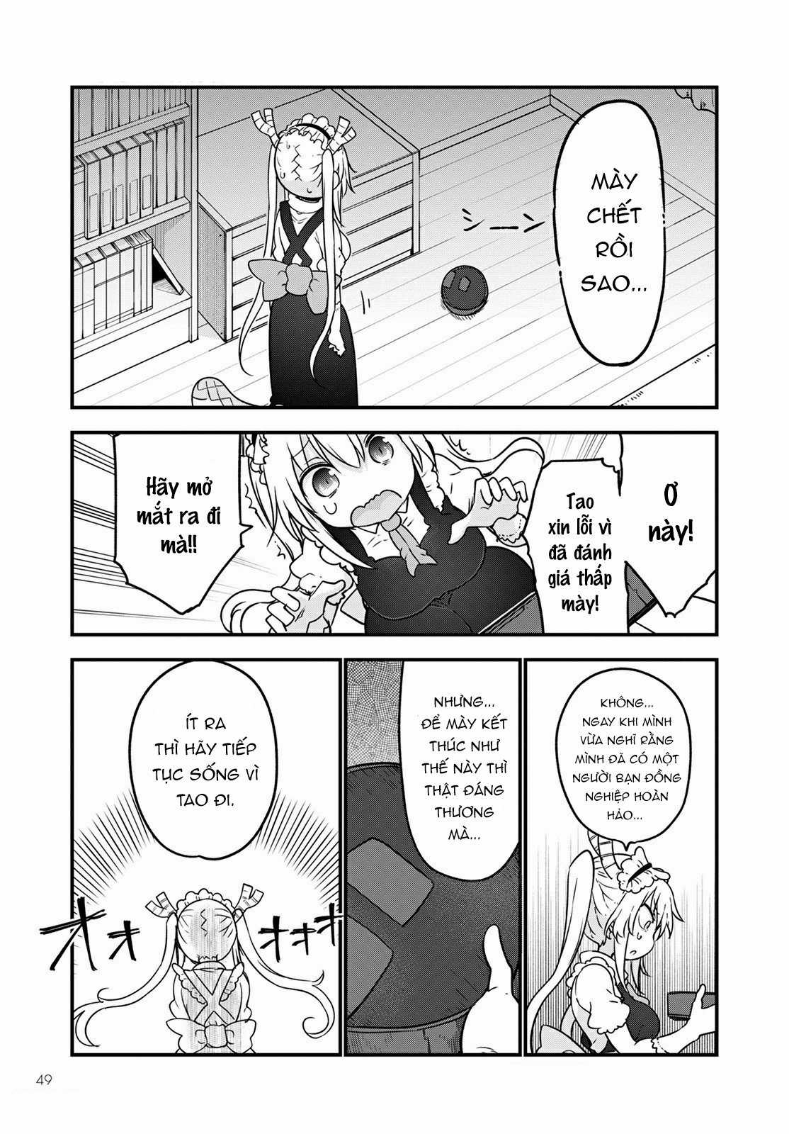 Cuộc Sống Trả Ơn Của Nàng Rồng Tohru! Chapter 115: "Tooru và robot hút bụi" trang 11
