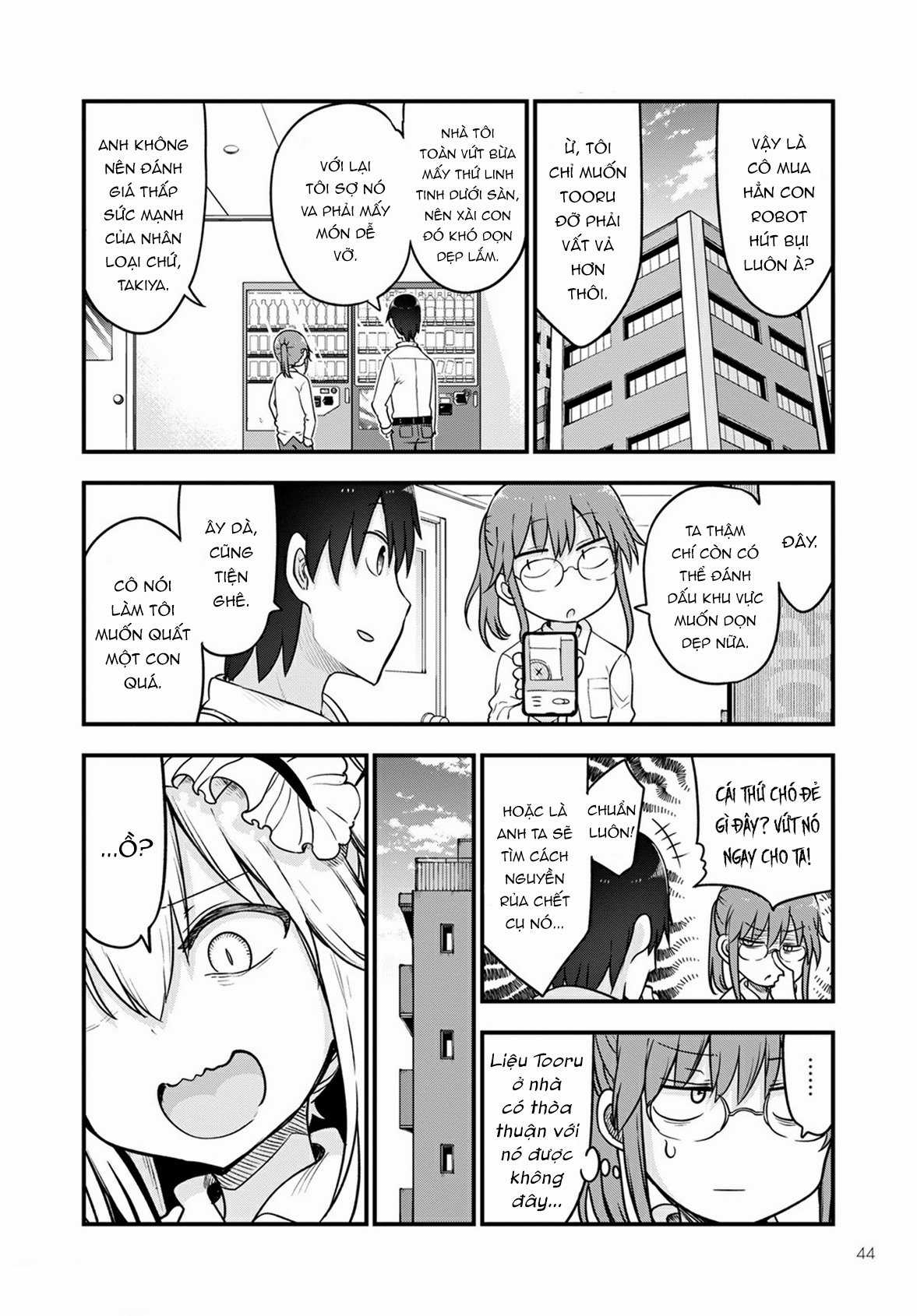 Cuộc Sống Trả Ơn Của Nàng Rồng Tohru! Chapter 115: "Tooru và robot hút bụi" trang 6