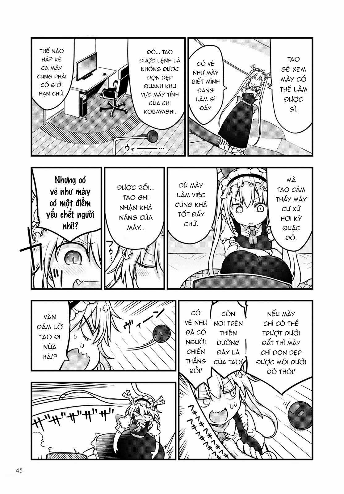 Cuộc Sống Trả Ơn Của Nàng Rồng Tohru! Chapter 115: "Tooru và robot hút bụi" trang 7