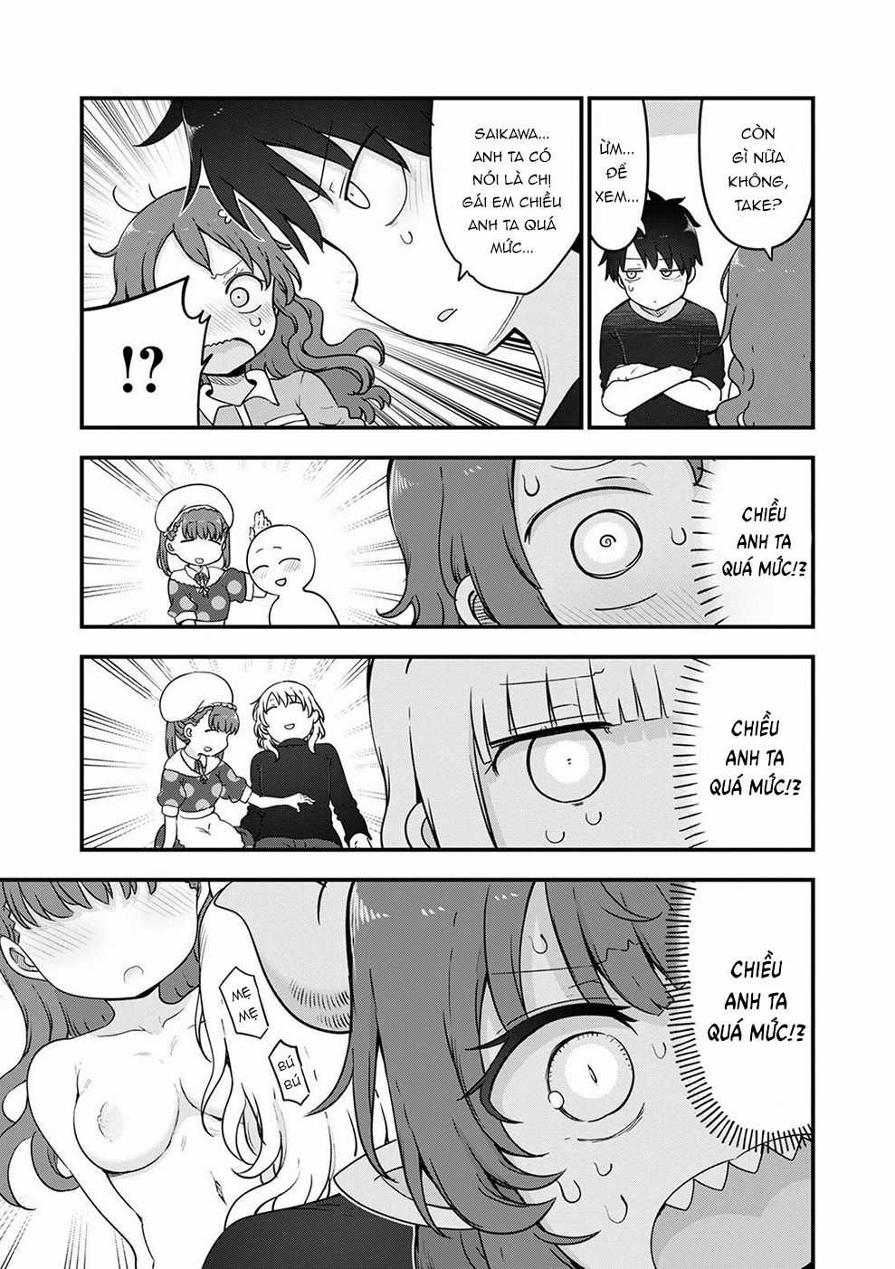 Cuộc Sống Trả Ơn Của Nàng Rồng Tohru! Chapter 118: "Saikawa và Azad" trang 9