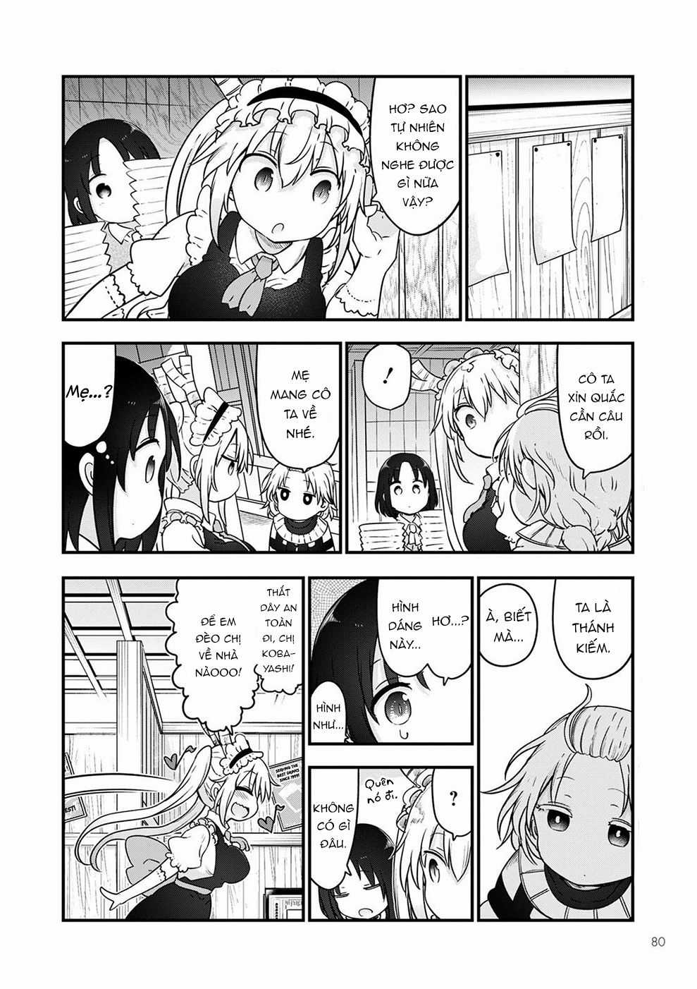 Cuộc Sống Trả Ơn Của Nàng Rồng Tohru! Chapter 119: "Tooru và ganh tị [Phần 2]" trang 12