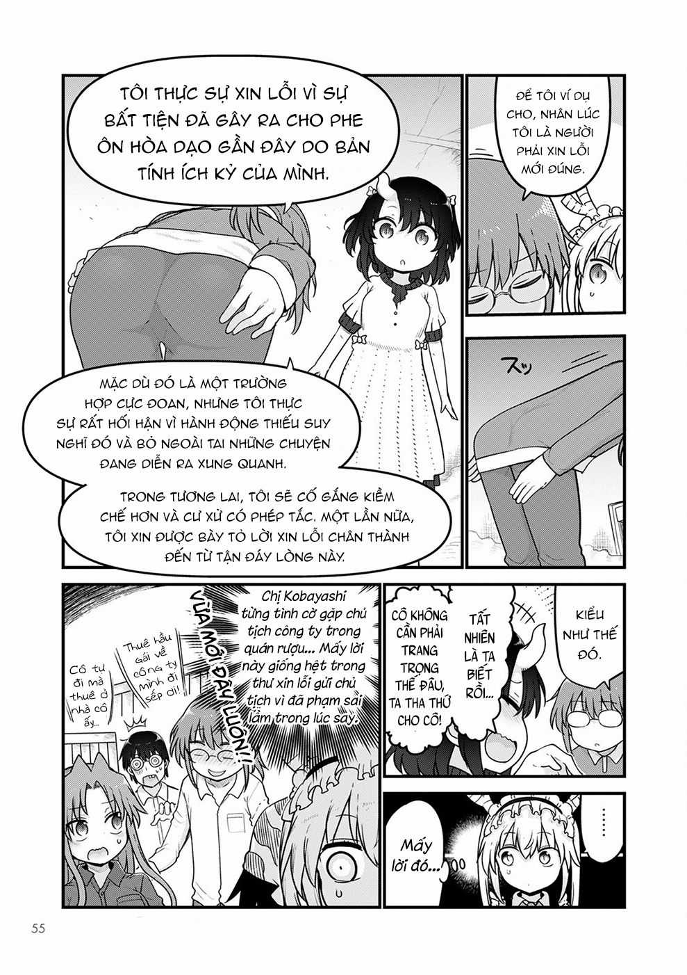 Cuộc Sống Trả Ơn Của Nàng Rồng Tohru! Chapter 122: "Jida và lời xin lỗi" trang 7