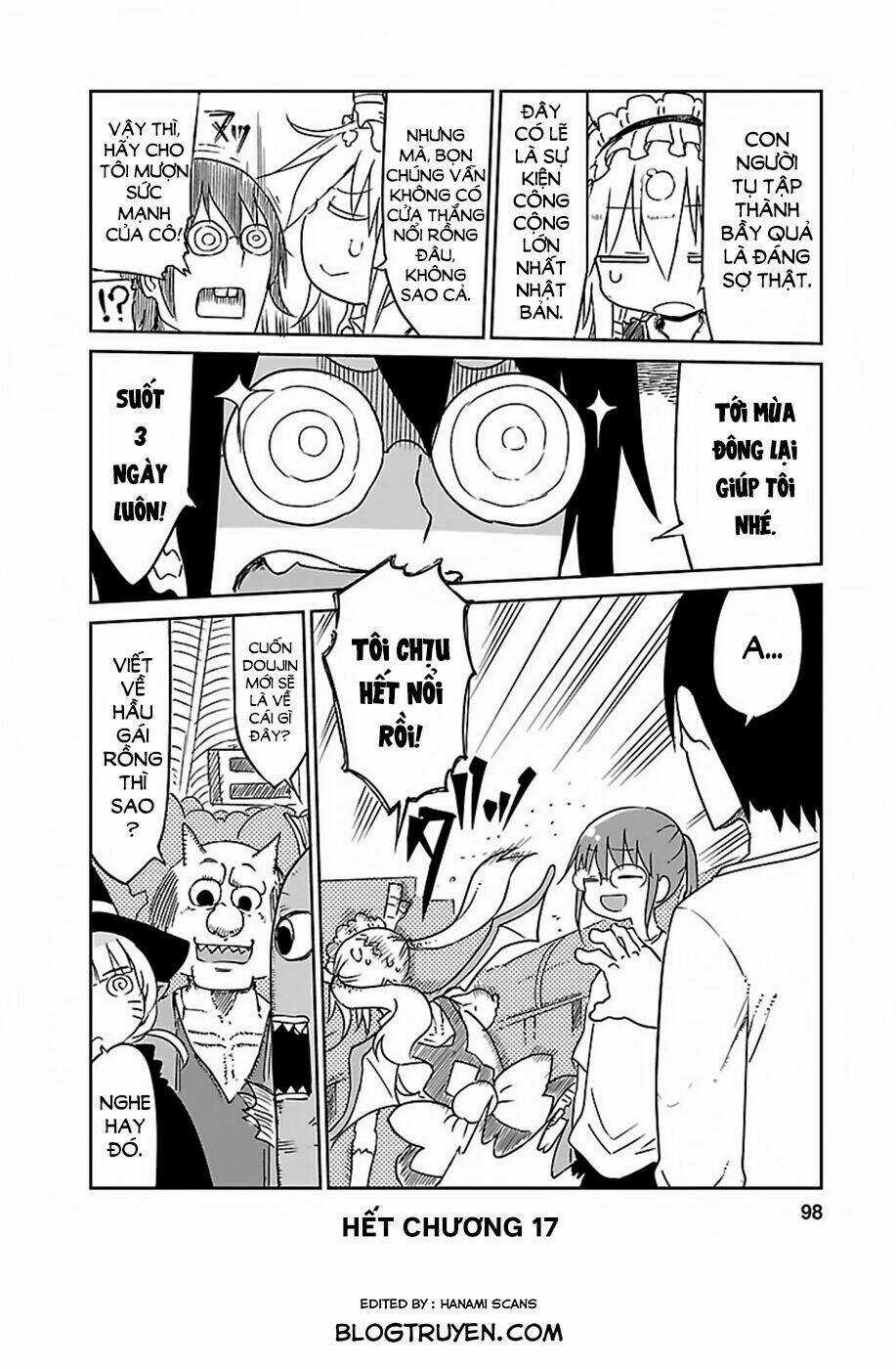 Cuộc Sống Trả Ơn Của Nàng Rồng Tohru! Chapter 17 trang 12