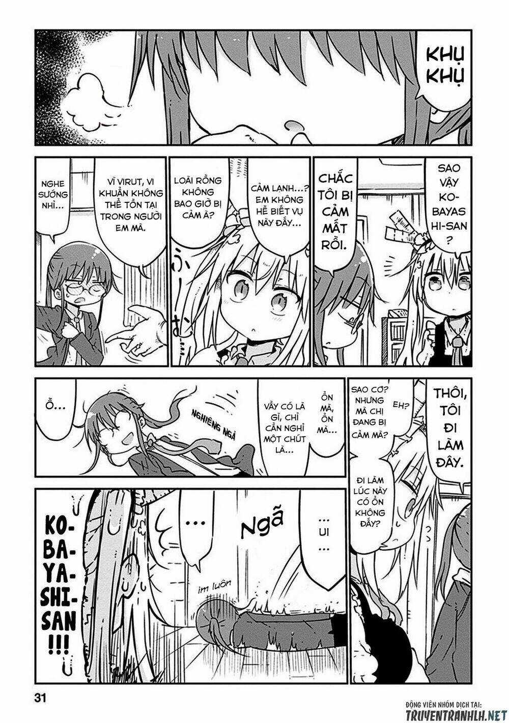 Cuộc Sống Trả Ơn Của Nàng Rồng Tohru! Chapter 42 trang 3