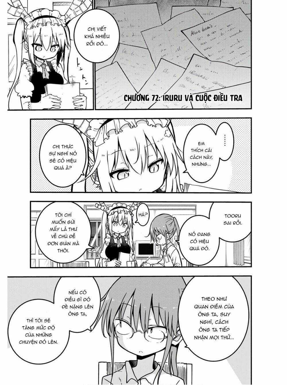 Cuộc Sống Trả Ơn Của Nàng Rồng Tohru! Chapter 72 trang 1