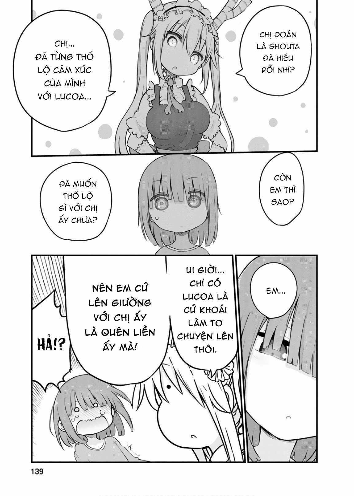 Cuộc Sống Trả Ơn Của Nàng Rồng Tohru! Chapter 87: "Shouta và Lucoa của phe trung lập" trang 10