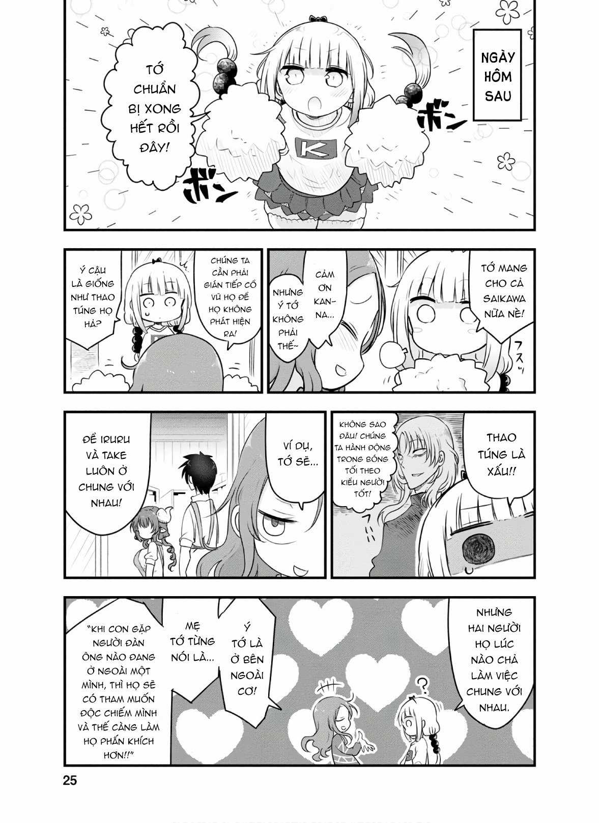 Cuộc Sống Trả Ơn Của Nàng Rồng Tohru! Chapter 89: "Iruru và tình yêu (?)" trang 5