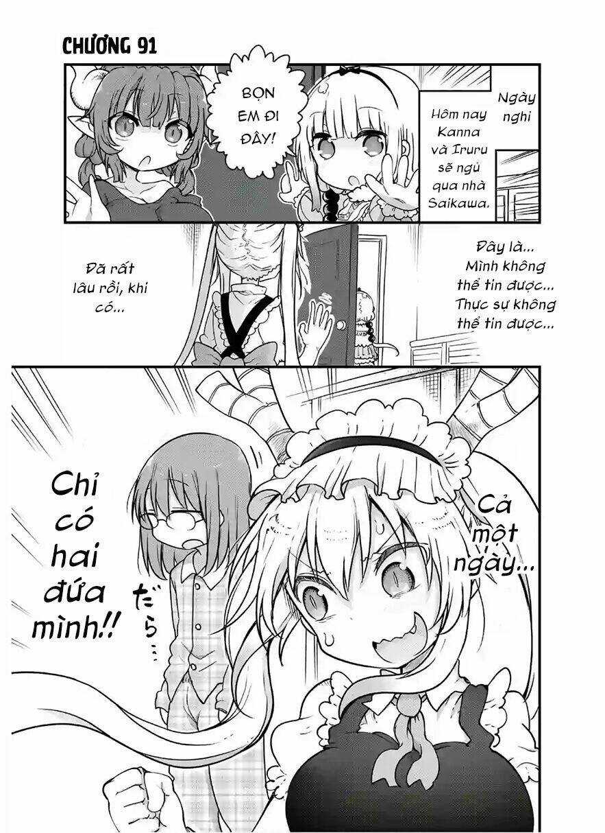 Cuộc Sống Trả Ơn Của Nàng Rồng Tohru! Chapter 91 trang 1
