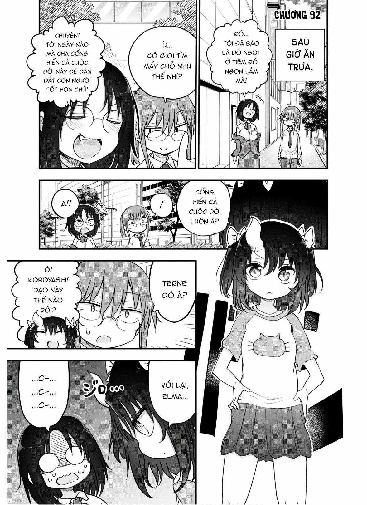 Cuộc Sống Trả Ơn Của Nàng Rồng Tohru! Chapter 92: "Terne và Elma" trang 1