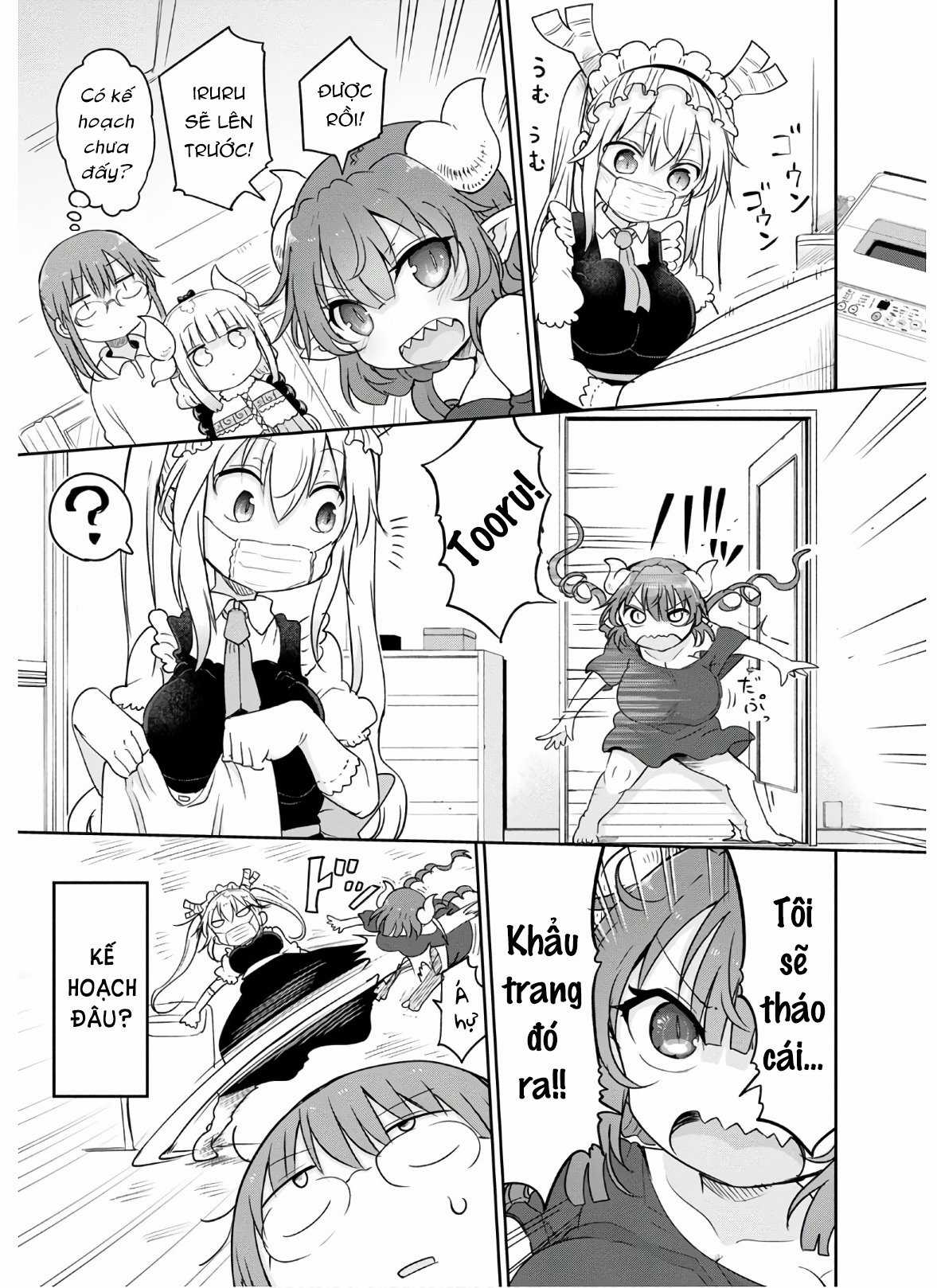 Cuộc Sống Trả Ơn Của Nàng Rồng Tohru! Chapter 94: "Tooru và vảy mọc ngược" trang 7