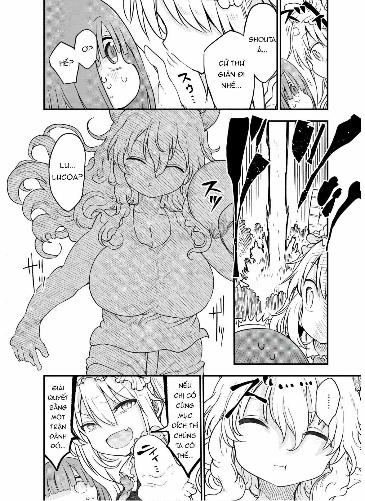 Cuộc Sống Trả Ơn Của Nàng Rồng Tohru! Chapter 95: "Shouta và cơn đau" trang 10