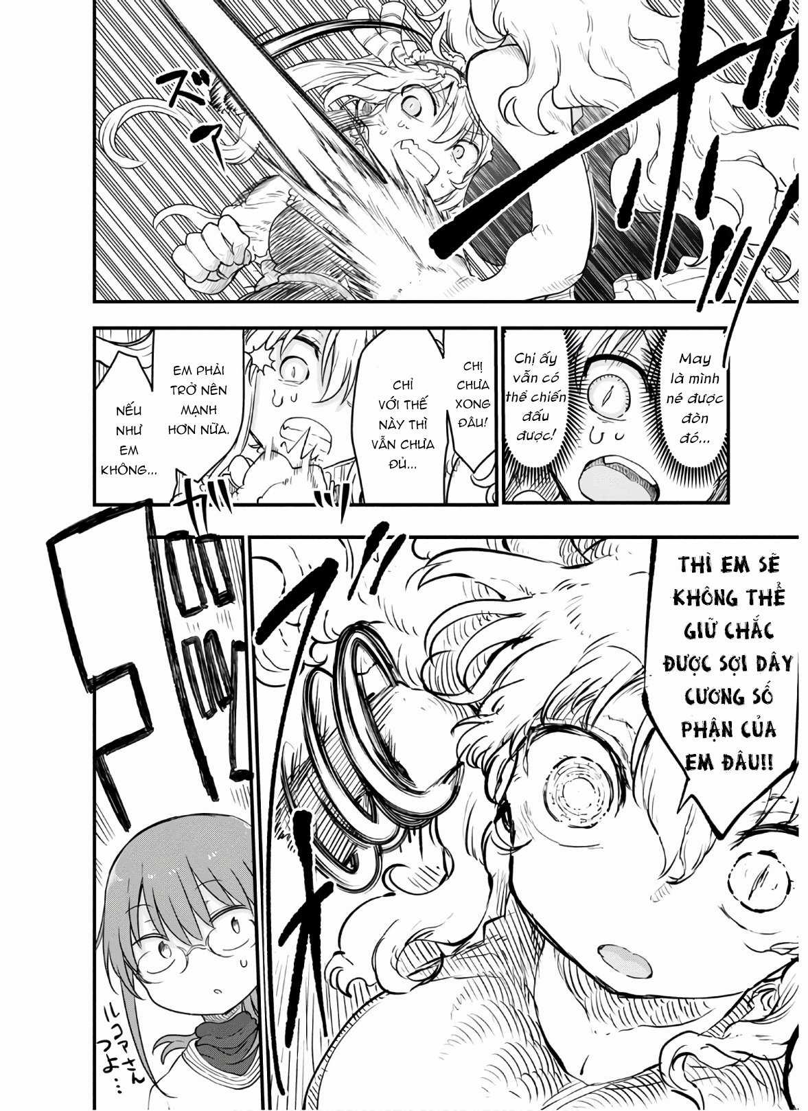 Cuộc Sống Trả Ơn Của Nàng Rồng Tohru! Chapter 95: "Shouta và cơn đau" trang 12