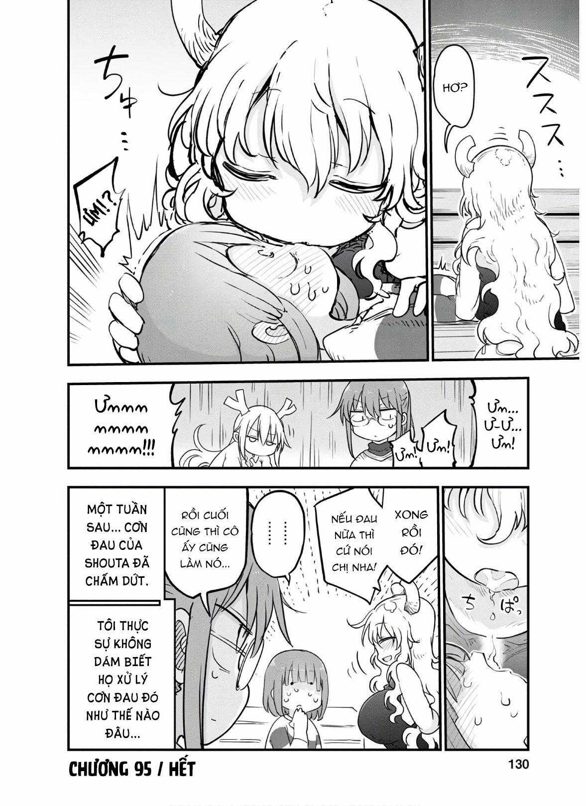 Cuộc Sống Trả Ơn Của Nàng Rồng Tohru! Chapter 95: "Shouta và cơn đau" trang 14