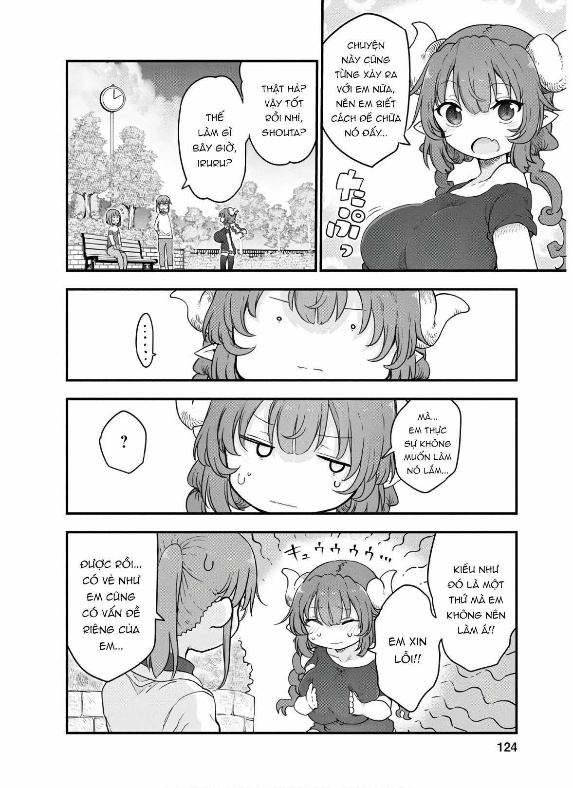 Cuộc Sống Trả Ơn Của Nàng Rồng Tohru! Chapter 95: "Shouta và cơn đau" trang 8