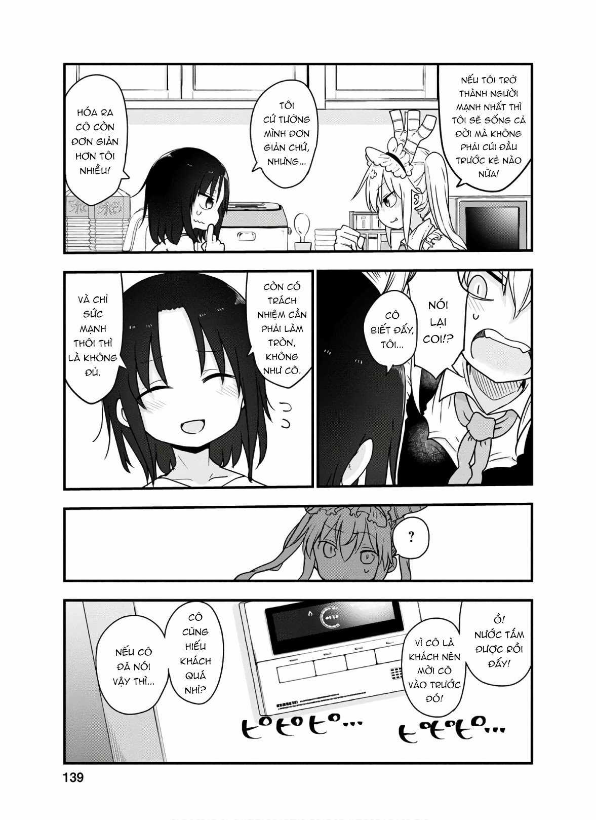 Cuộc Sống Trả Ơn Của Nàng Rồng Tohru! Chapter 96: "Tooru và Elma [Phần 3]" trang 9