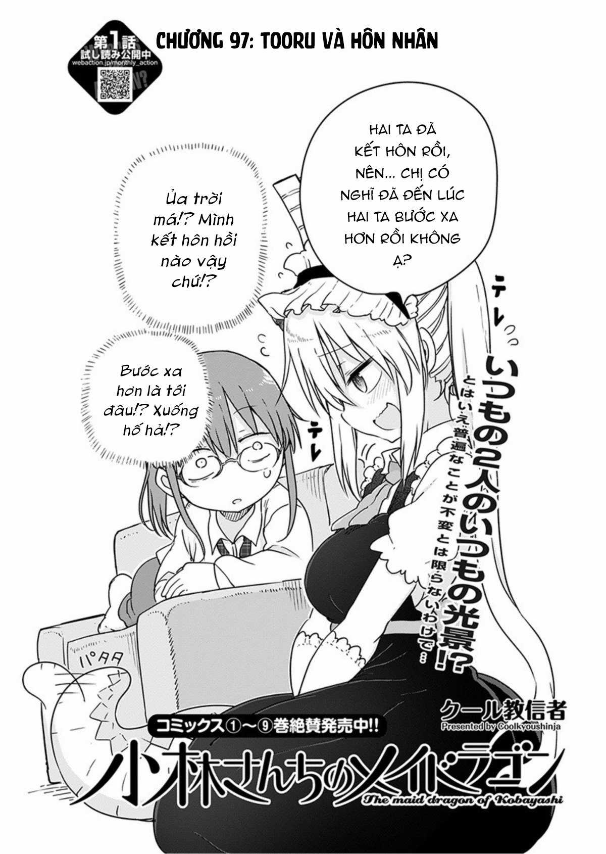 Cuộc Sống Trả Ơn Của Nàng Rồng Tohru! Chapter 97: "Tooru và hôn nhân" trang 2