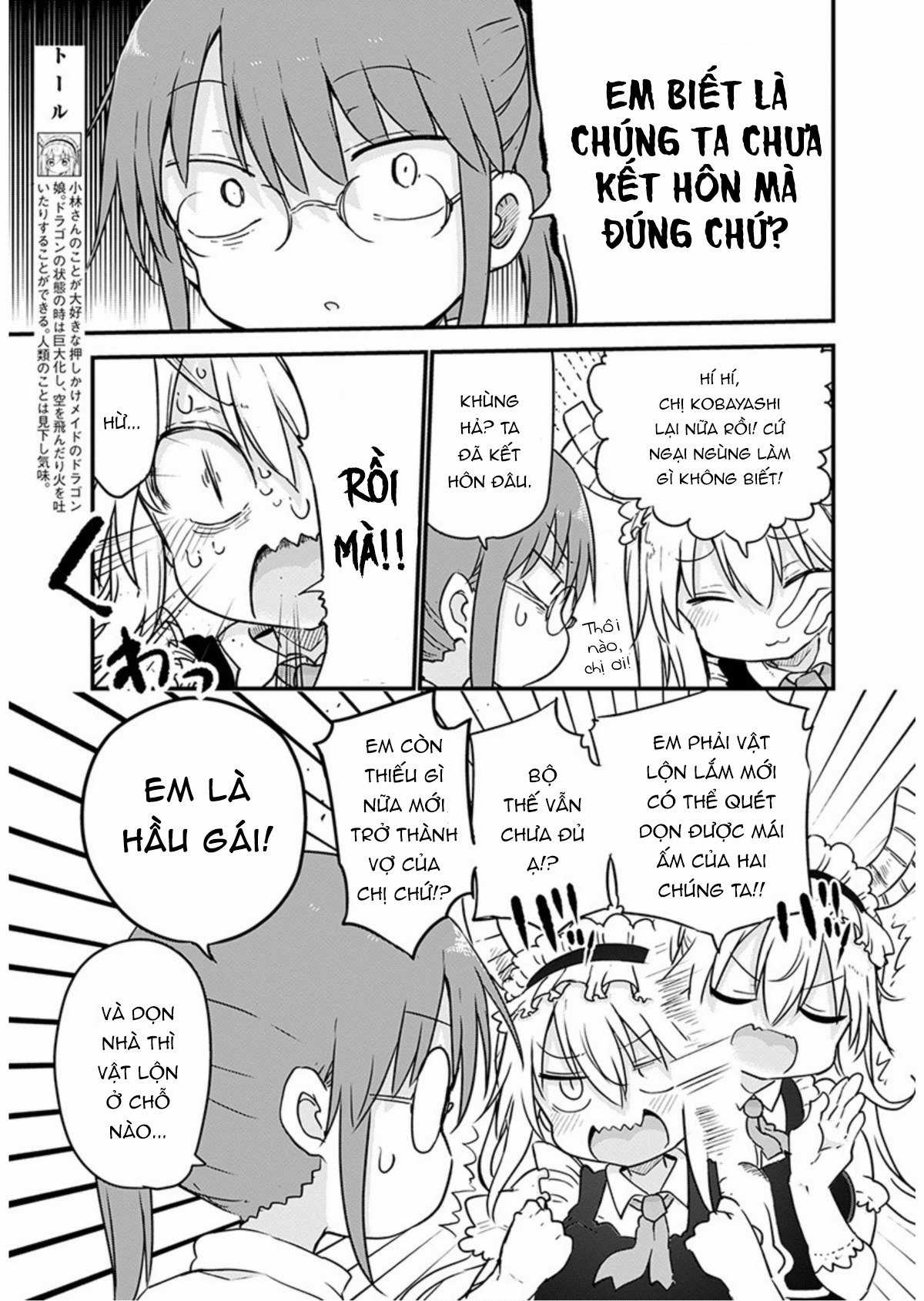 Cuộc Sống Trả Ơn Của Nàng Rồng Tohru! Chapter 97: "Tooru và hôn nhân" trang 3
