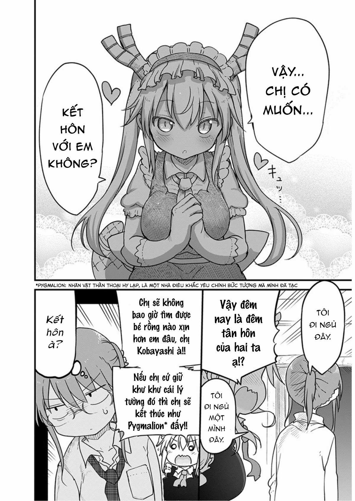 Cuộc Sống Trả Ơn Của Nàng Rồng Tohru! Chapter 97: "Tooru và hôn nhân" trang 4