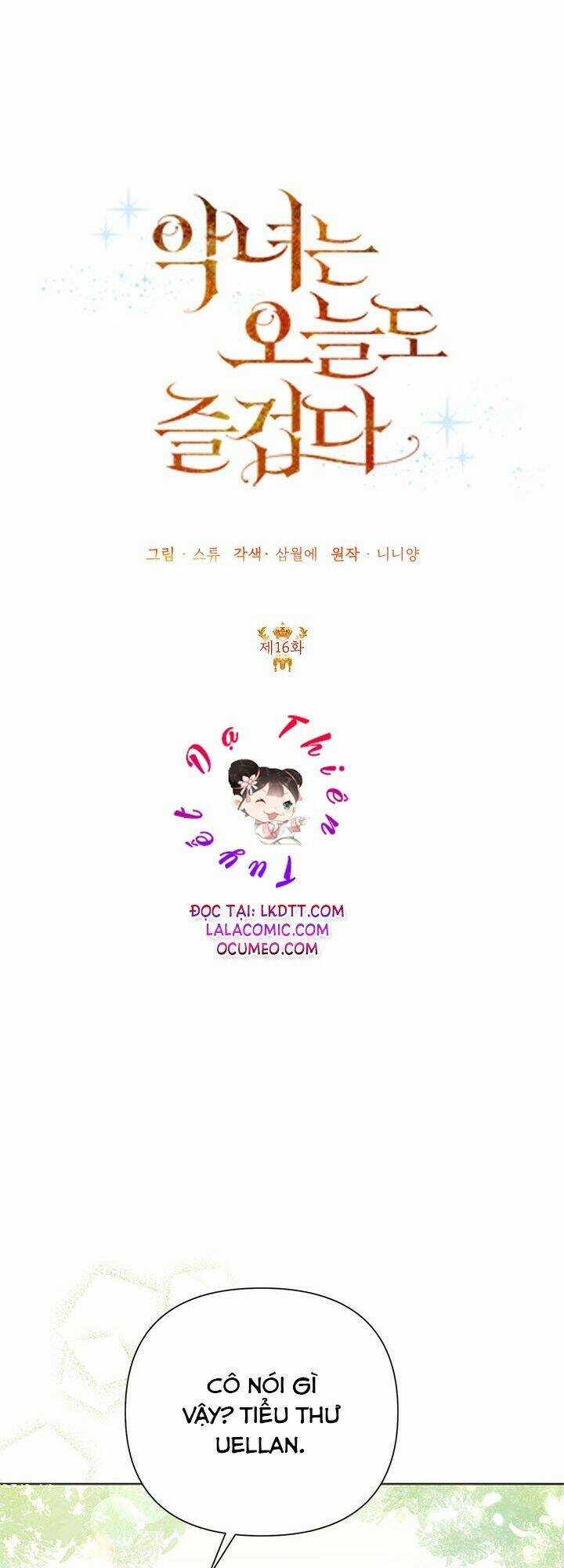 Cuộc Sống Vui Vẻ Của Ác Nữ Chapter 16 trang 8