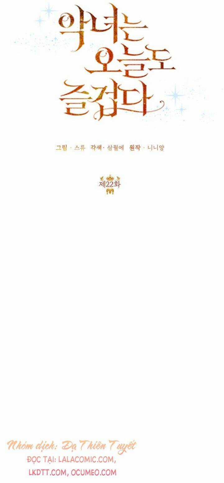 Cuộc Sống Vui Vẻ Của Ác Nữ Chapter 22 trang 14