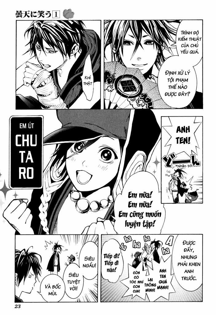 CƯỜI DƯỚI BẦU TRỜI U ÁM Chapter 1 trang 21