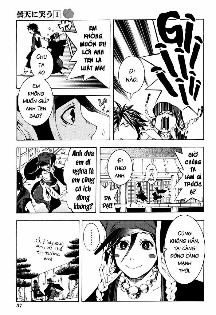 CƯỜI DƯỚI BẦU TRỜI U ÁM Chapter 1 trang 35