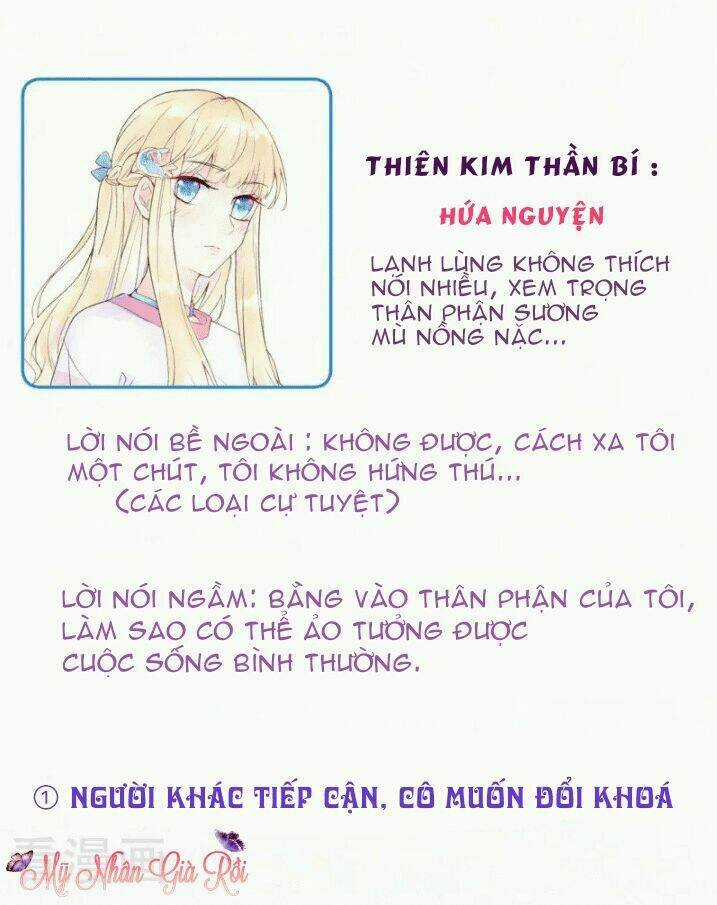 Cuồng Si Hoa Khôi Lãnh Thiên Kim Chapter 0.1 trang 3