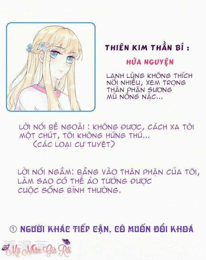 Cuồng Si Hoa Khôi Lãnh Thiên Kim Chapter 1 trang 3