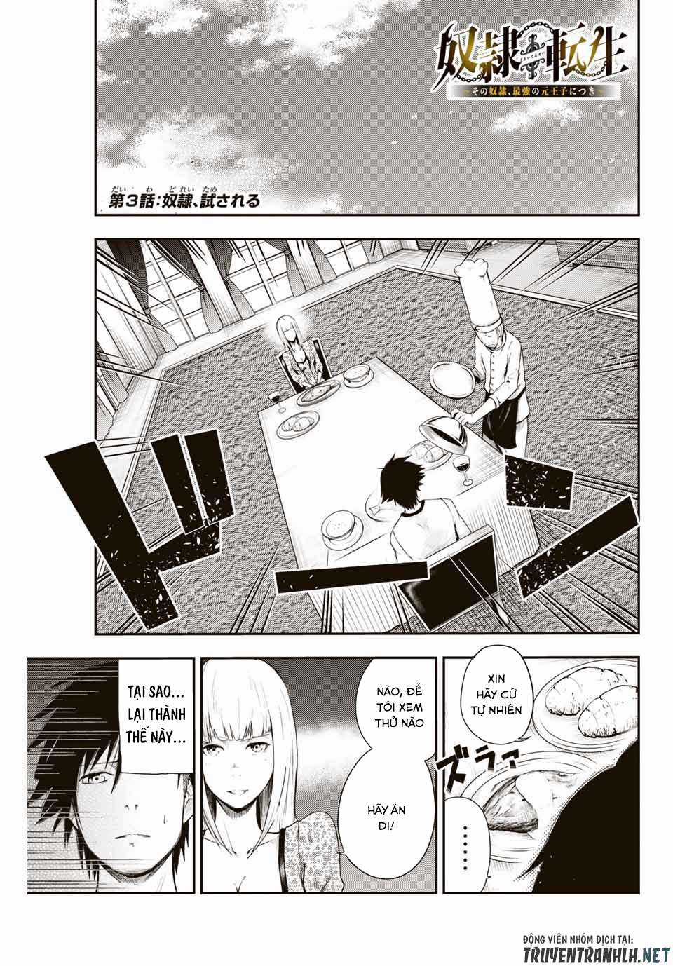 Cựu Hoàng Tử Mạnh Nhất Tái Sinh Thành Nô Lệ Chapter 3 trang 2