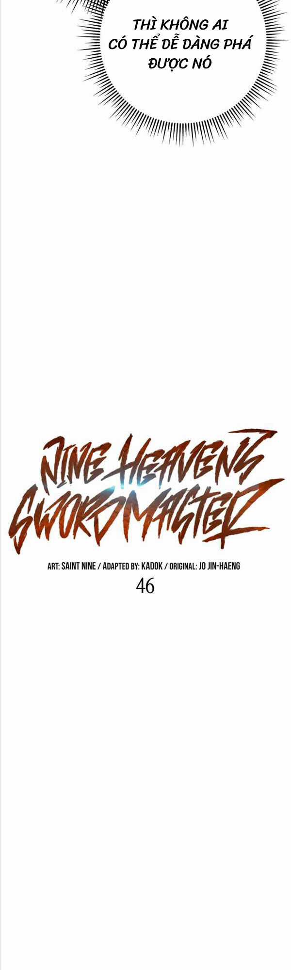 Cửu Thiên Kiếm Pháp Sword-fighting accessories Chapter 46 trang 27