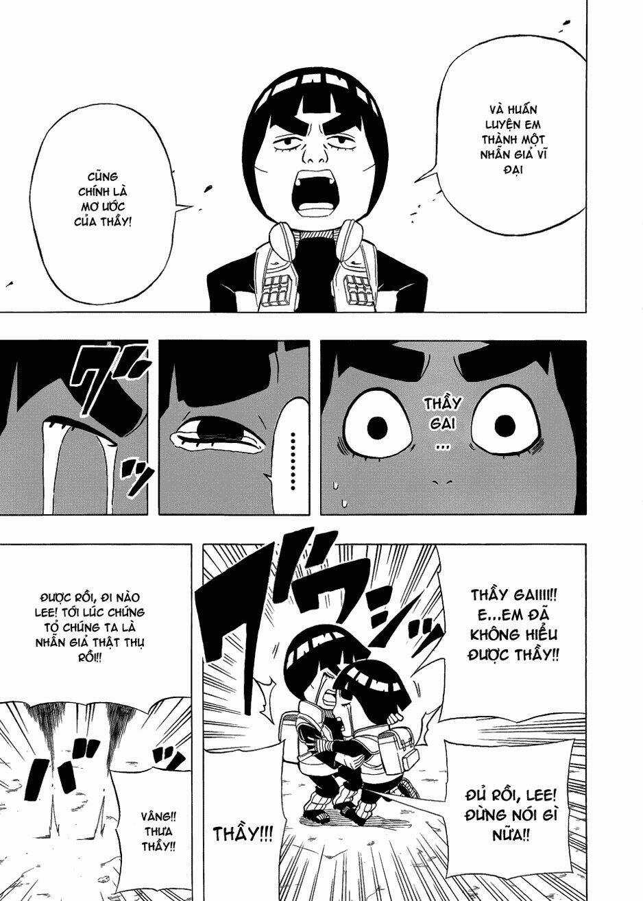 Cửu Vĩ Hồ Ly Ngoại Truyện Rock Lee Chapter 1 trang 14