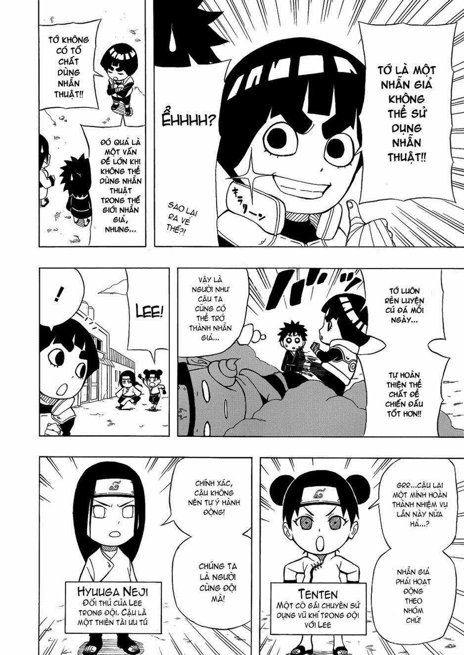 Cửu Vĩ Hồ Ly Ngoại Truyện Rock Lee Chapter 1 trang 3