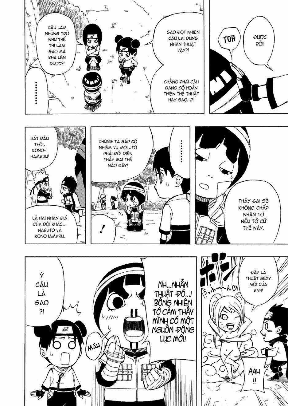 Cửu Vĩ Hồ Ly Ngoại Truyện Rock Lee Chapter 1 trang 7