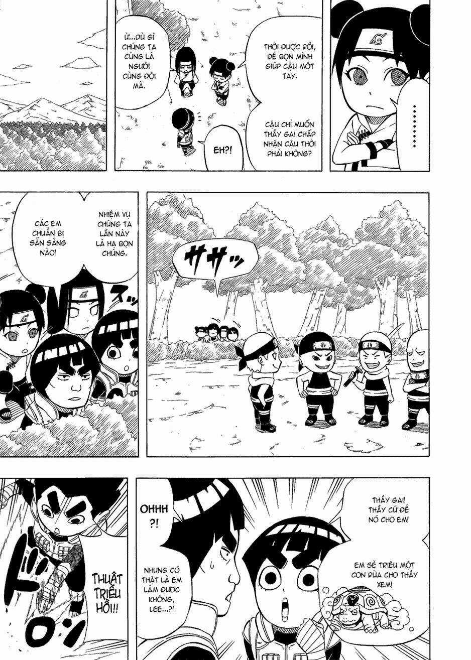Cửu Vĩ Hồ Ly Ngoại Truyện Rock Lee Chapter 1 trang 8