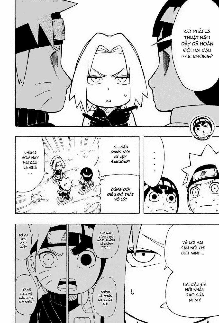 Cửu Vĩ Hồ Ly Ngoại Truyện Rock Lee Chapter 12 trang 25